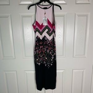 NWT TED BAKER Floral Print Jersey Seenaa Dress